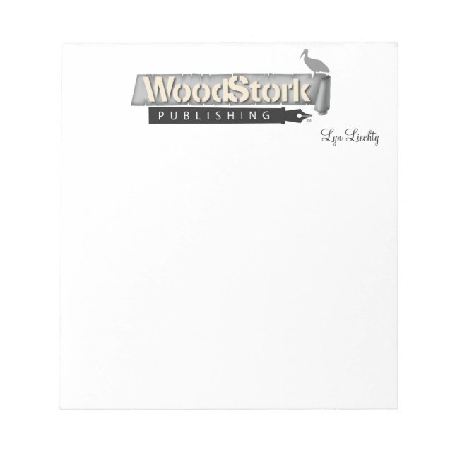 Bloc de notas de WoodStork Publishing de Lyn Liech (Frente)