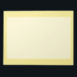 Bloc De Notas Decoración de acento amarillo pastel suave prepara<br><div class="desc">Este elegante producto personalizado con un suave fondo de color amarillo pastel para usted o como regalo seguro que impresionará en todas las ocasiones. Haga clic en el botón "Personalizar it!" para mostrar las herramientas para personalizar de este producto si desea usar un editor de texto y un cargador de...</div>