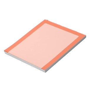 Bloc De Notas Decoración de color de coral salmón lista para el