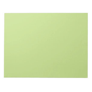 Bloc De Notas Decoración de color verde de primavera pastel prep