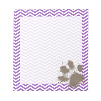 Bloc De Notas Deep Lilac Chevron