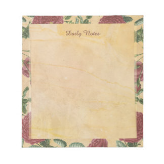 Bloc De Notas Deep Red Camellias