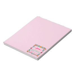 Bloc De Notas Definición de la abuela del marco de las flores