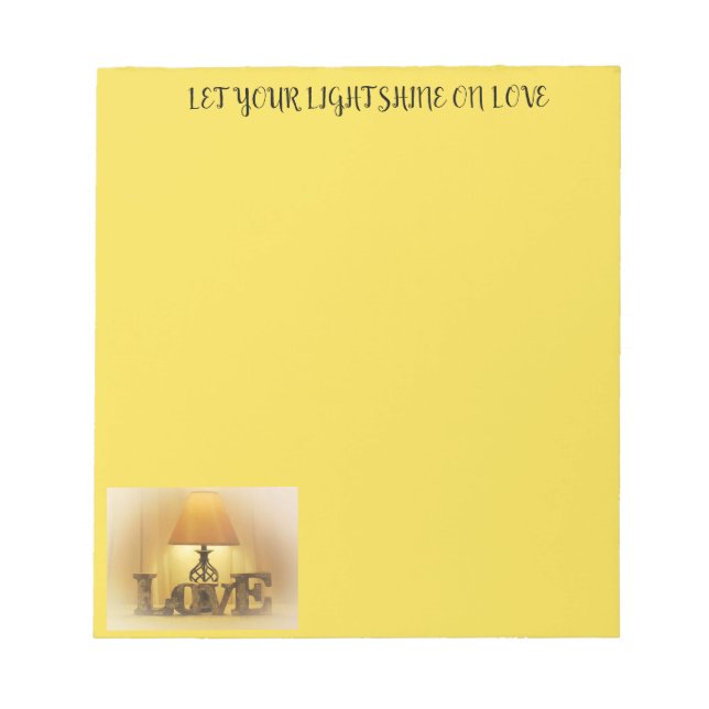 Bloc De Notas Deja que tu luz brille (Frente)