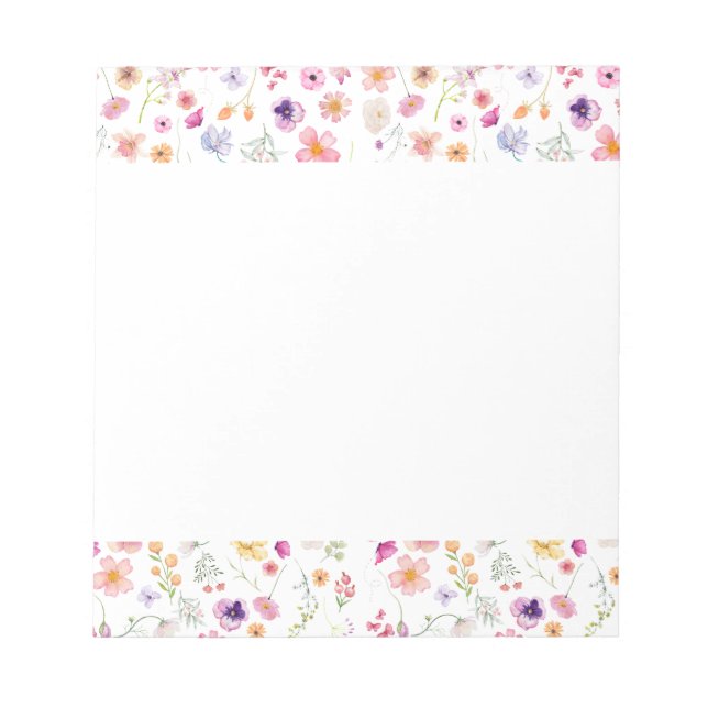 Bloc de notas del borde del Petal - Brillo de la f (Frente)