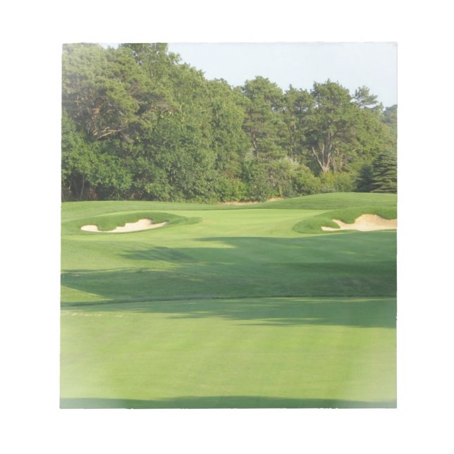 Bloc de notas del campo de golf (Frente)