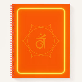 bloc de notas del diario Sacral chakra