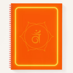 bloc de notas del diario Sacral chakra