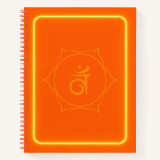bloc de notas del diario Sacral chakra