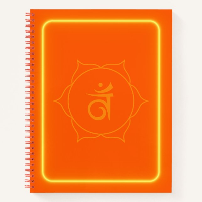 bloc de notas del diario Sacral chakra (Anverso)