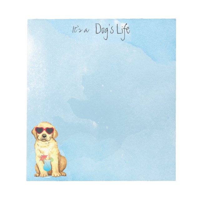 Bloc de notas del Laboratorio Amarillo de Verano (Frente)