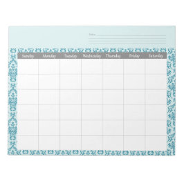 Bloc de notas del planificador de calendarios de d