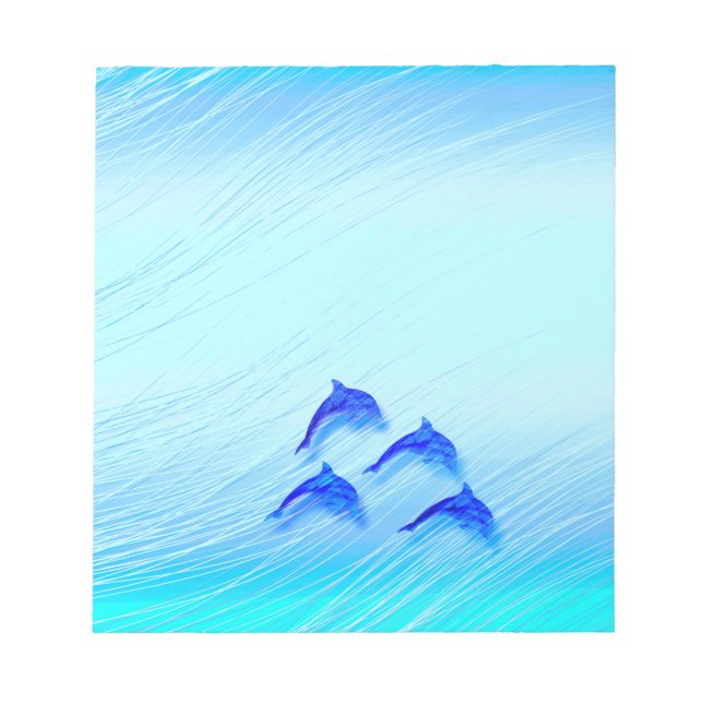 Bloc De Notas delfines saltando (Frente)