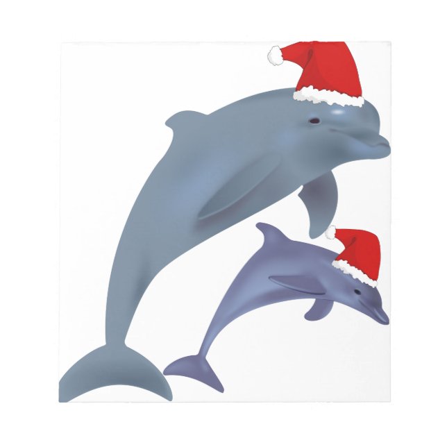 Bloc De Notas delfines santa (Frente)