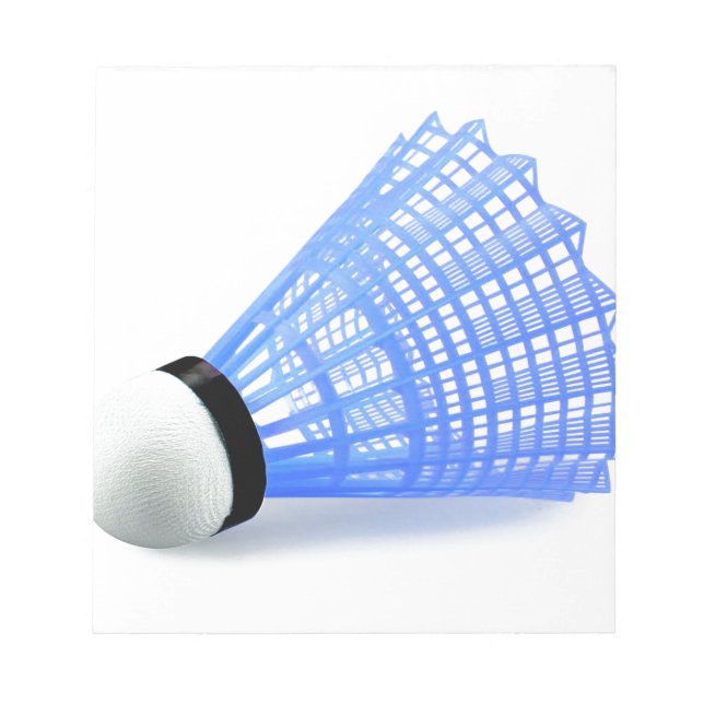 Bloc De Notas Deportes de Shuttlecock Birdie Blue (Frente)