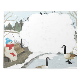 Bloc De Notas Depósito de pato de invierno de Ghost suave