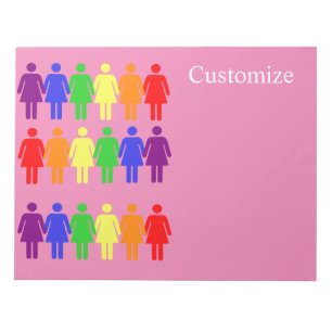 Bloc De Notas derechos de la mujer 2017 LGBTQIA Thunder_Cove