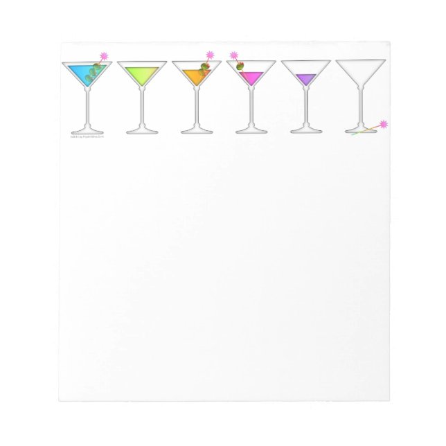 BLOC DE NOTAS DESAPARECIENDO MARTINI NOTEPAD (Frente)
