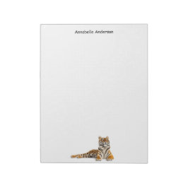 Bloc De Notas Descanso del tigre personalizado