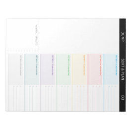 Bloc De Notas Descarga cerebral Personalizable EDITABLE minimali