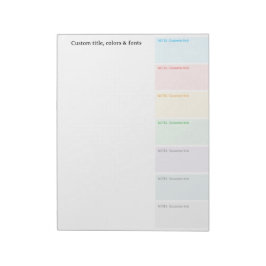 Bloc De Notas Descarga de cerebro Personalizable EDITABLE minima