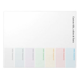 Bloc De Notas Descarga de cerebro Personalizable EDITABLE minima