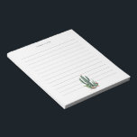 Bloc De Notas Desert Cactus Bloom | Tema Desierto en línea<br><div class="desc">Un cactus vibrante y colorido florece con notas temáticas para su casa o oficina.</div>
