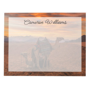 Bloc De Notas Desiertos Duna de arena de camello de Egipto