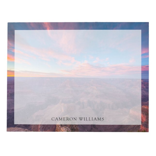 Bloc De Notas Desiertos | Gran Cañón de Hopi Point Arizona (Frente)