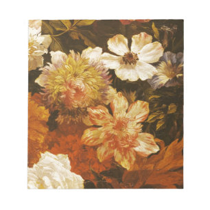 Bloc De Notas Detalle de flores (aceite sobre lienzo)