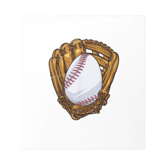 Bloc De Notas Día de Pascua divertido Huevo de béisbol Búsqueda  (Frente)