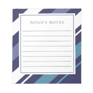 Bloc de notas diagonal de banda moderna