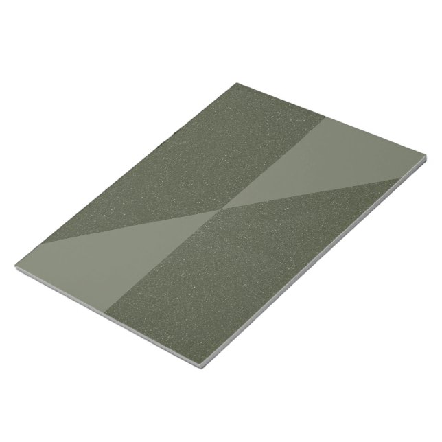 Bloc de notas Diagonal Moss Green Pattern - Person (Lado Derecho)