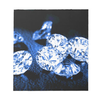 Bloc De Notas Diamantes azules