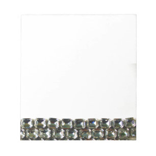 Bloc De Notas Diamantes, elegantes piedras preciosas