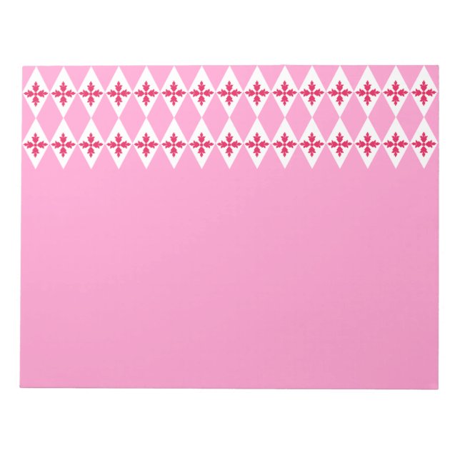 Bloc De Notas Diamantes florales (Frente)