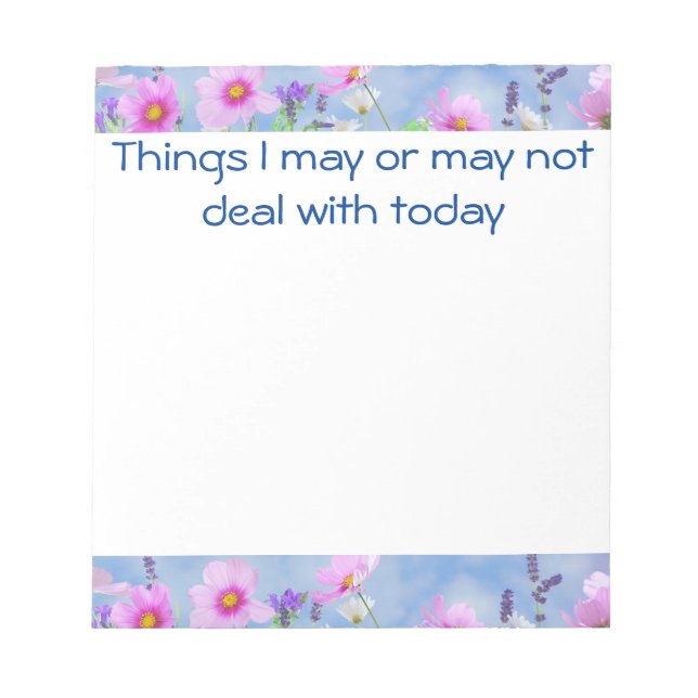 Bloc De Notas Diapositiva divertida (Frente)