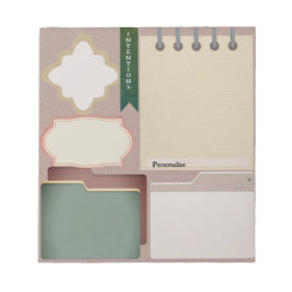Bloc De Notas Diario de diario Pink Personal Scrapbook Paper