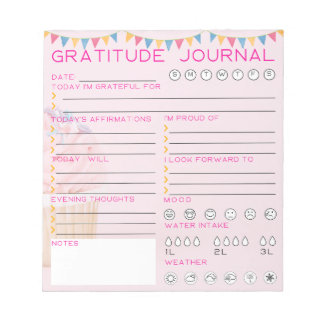 Bloc De Notas Diario Gratitude