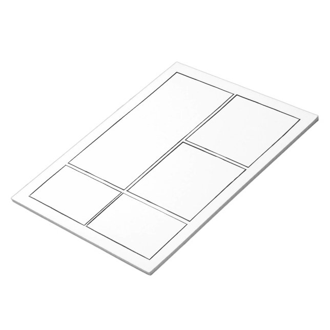 Bloc De Notas Dibujar tus propios cómics | Páginas de historieta (Lado Derecho)