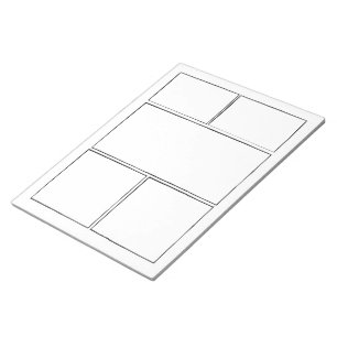 Bloc De Notas Dibujar tus propios cómics   Páginas en blanco del