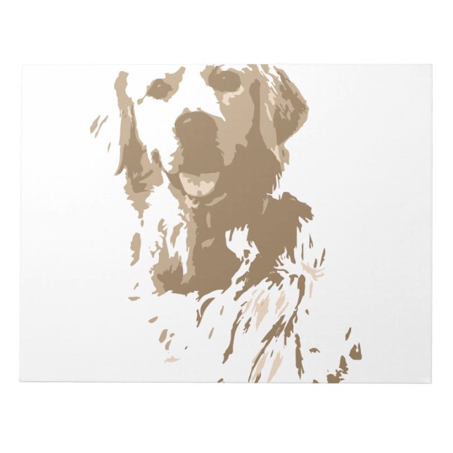 Bloc De Notas Dibujo creativo Golden Retriever (Frente)