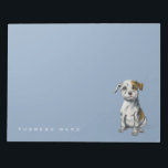 Bloc De Notas Dibujo de dibujo de puntería de bula de cigüeñal |<br><div class="desc">Este trabajo se hizo con dibujo a lápiz y luego se coloreó digitalmente con conte y pastel. Es un dibujo de un cachorro de pitón sentado con una sonrisa en su cara. Él tiene una mirada muy suave en su cara. Él es blanco con patrones de bronceado.</div>