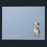 Bloc De Notas Dibujo de dibujo de puntería de bula de cigüeñal |<br><div class="desc">Este trabajo se hizo con dibujo a lápiz y luego se coloreó digitalmente con conte y pastel. Es un dibujo de un cachorro de pitón sentado con una sonrisa en su cara. Él tiene una mirada muy suave en su cara. Él es blanco con patrones de bronceado.</div>