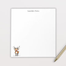 Dibujo Navideño de Reno Rudolph Adorable