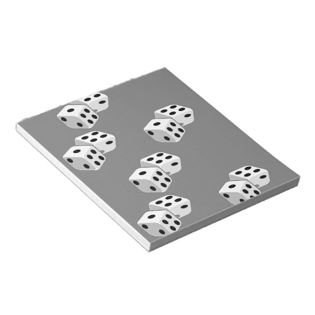 Bloc De Notas Dices en gris (Lado Derecho)