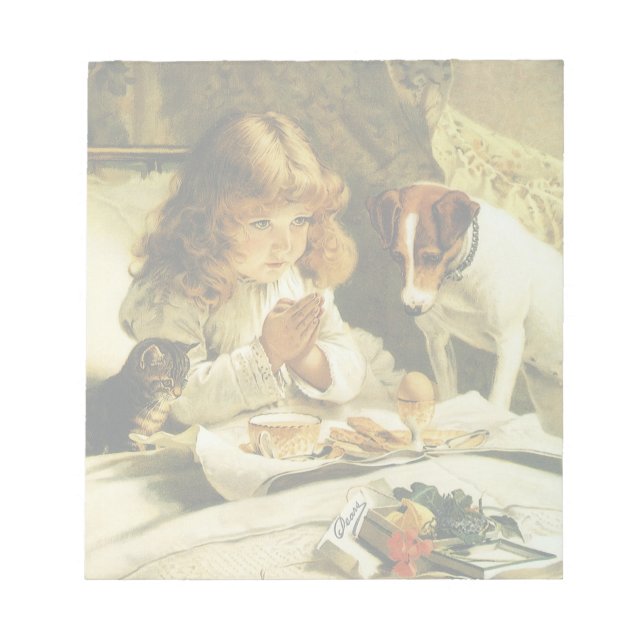 Bloc De Notas Diciendo nuestras oraciones, Suspender Charles Bur (Frente)