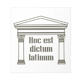Bloc De Notas Dictum especial latinum - lino gracioso