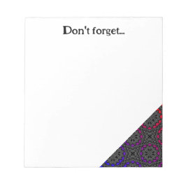 Bloc De Notas Dieciocho del calidoscopio del volumen trece