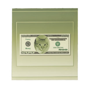 Bloc De Notas Dinero gracioso